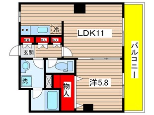 ベルヴェル稲城の物件間取画像